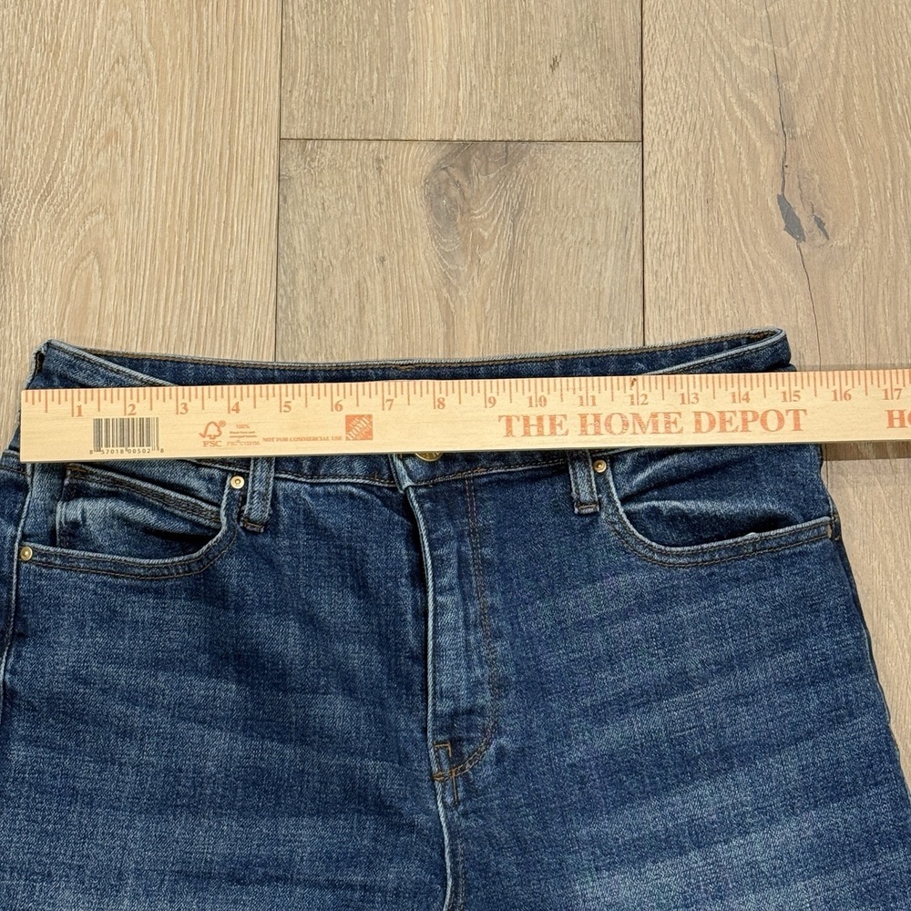 KUT From The Kloth Jeans Womens Size 4 Midrise Dark Wash Cuffed Capri Crop - Picture 5 of 7